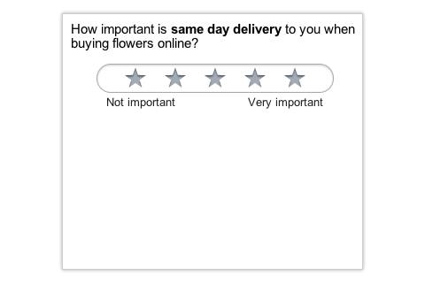 Google Consumer Survey Question Example