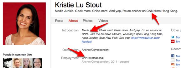 Kristie Lu Stout CNN Google+ Profile